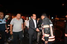 BAŞKAN GEÇİT, “YANGINDA MAĞDUR OLAN ESNAFLARIMIZIN YANINDAYIZ”